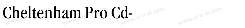 Cheltenham Pro Cd字体转换 Cheltenham Pro Cd字体转换